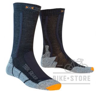 Носки X-Socks Trek Silver B010 Opal Black/Dolomite Grey Melange
